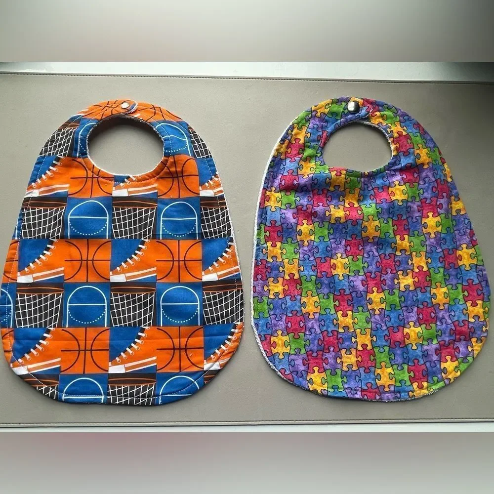 🌟B1G1 free Handmade Big baby bibs